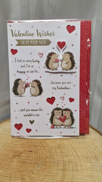 Valentine wishes card