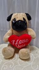 I love you sitting pug